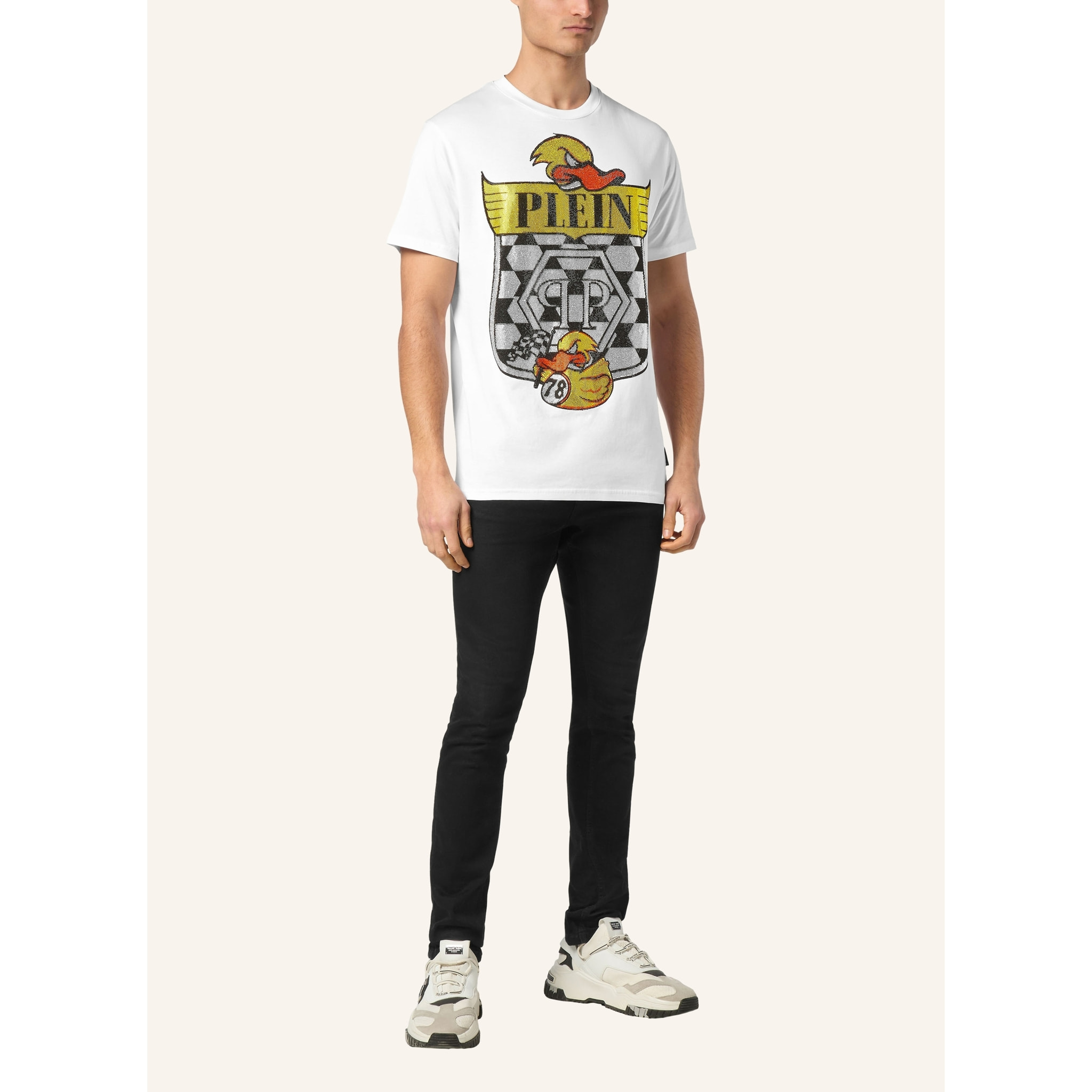 PHILIPP PLEIN T-Shirt Round Neck DUCK