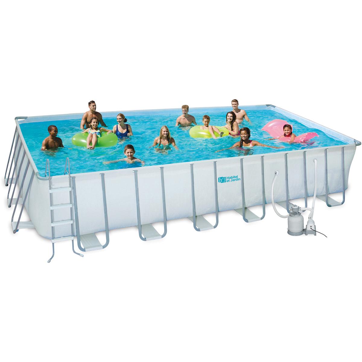 Piscine tubulaire - 5,49 x 2,74 x 1,32 m - Sans filtration