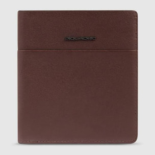 Piquadro Porte-passeport en cuir avec porte-cartes de crédit et protection RFID