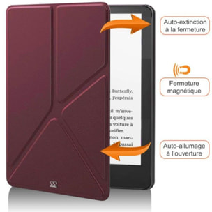 Etui IBROZ Origami Kindle Paperwhite 2021 Merlot