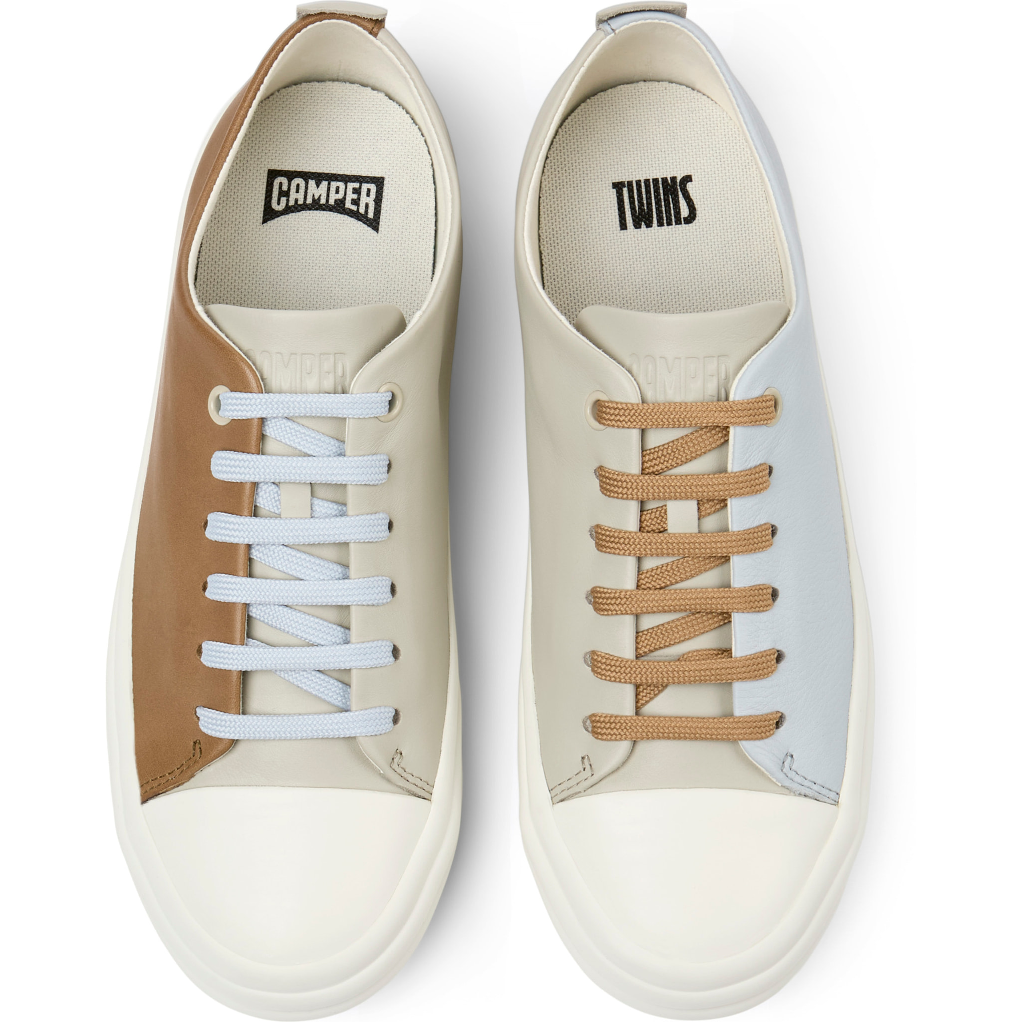 Zapatillas - CAMPER Hoops Twins - Multicolor - Cuero liso