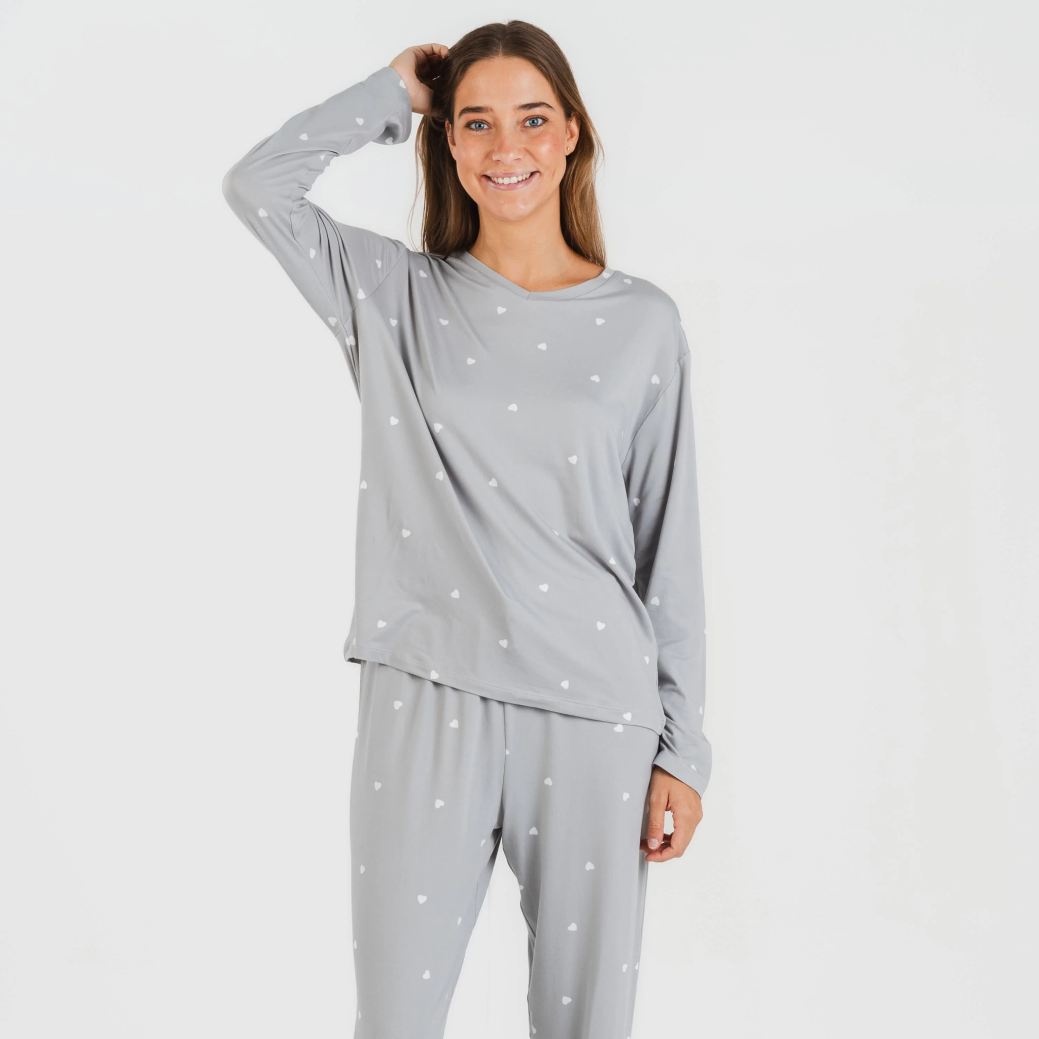 Pigiama lungo da donna soft choer