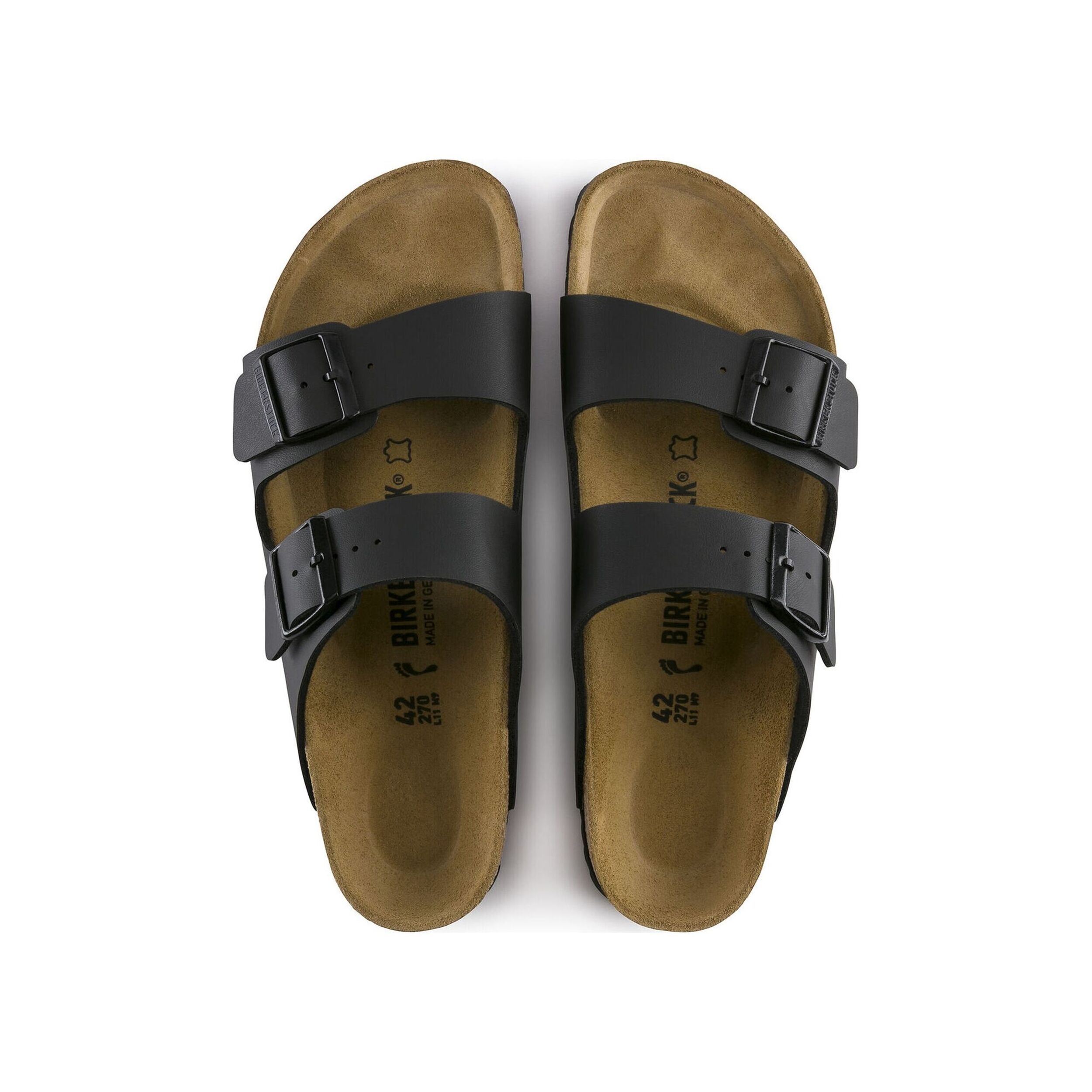 Sandali Birkenstock Arizona Black Regular Nero