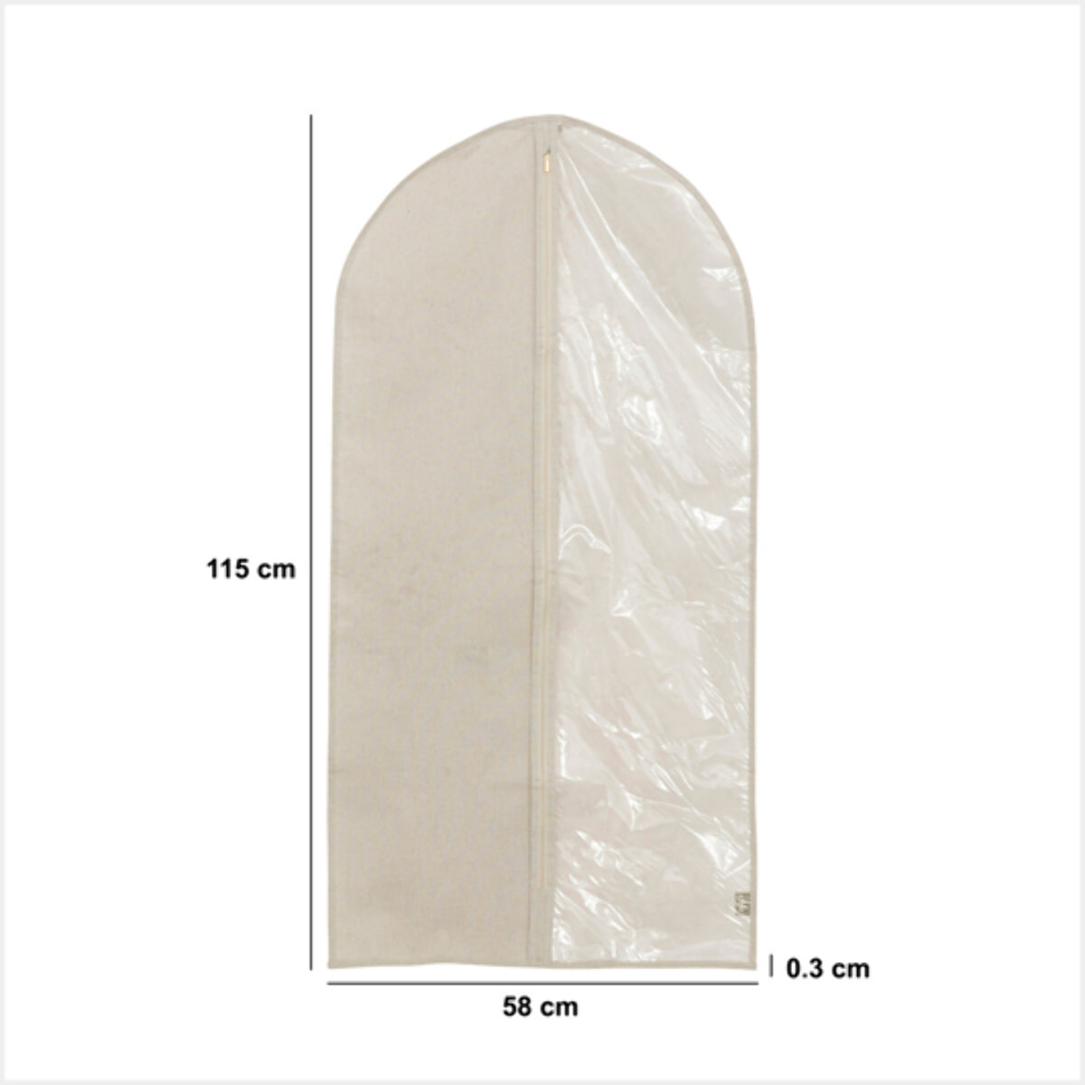 Housse de rangement "Groomy" pour vêtements 115x58cm