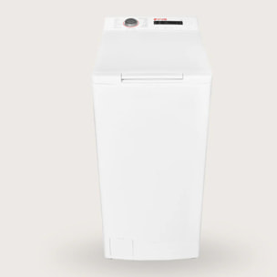 EVVO Lavadora 8 kg carga superior Wt8a, Clase energética A, 1250 rpm, 15 programas, Limpieza de tambor, Función ultraRápida