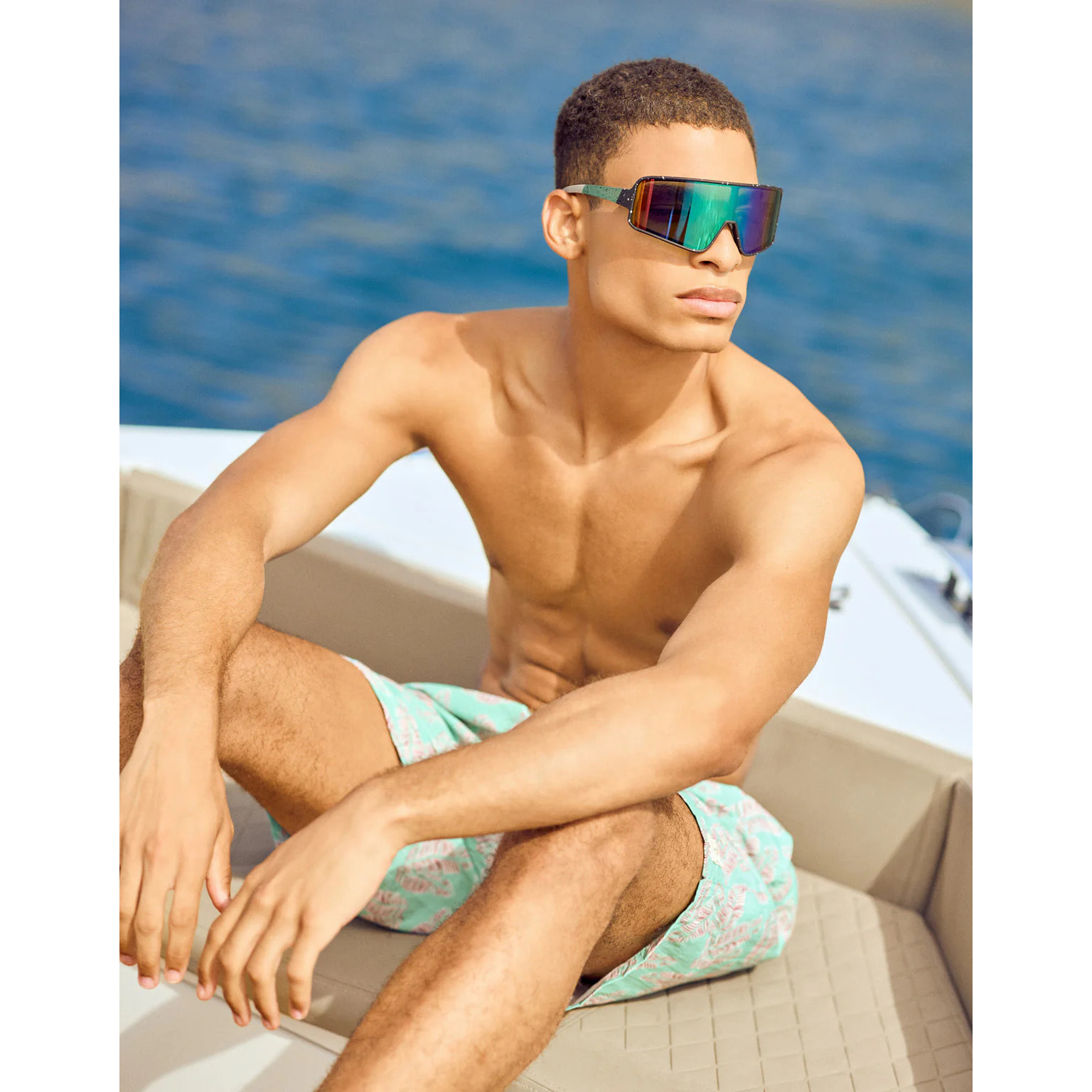 Bañador Regular Verde - Lisa