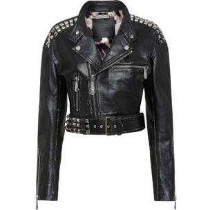 PHILIPP PLEIN Leather Jacket