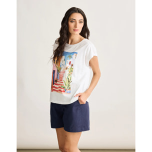 Camiseta Manga Corta Blanco - Lader