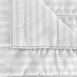 TRAPUNTINO ESTIVO SATIN STRIPES MATRIMONIALE