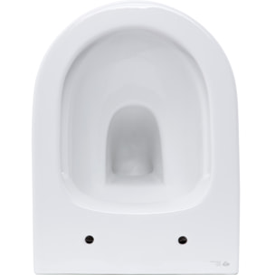 Pack WC sans bride Infinitio + Abattant softclose slim + Bâti support Geberit Extra-plat UP720 + Plaque Blanche