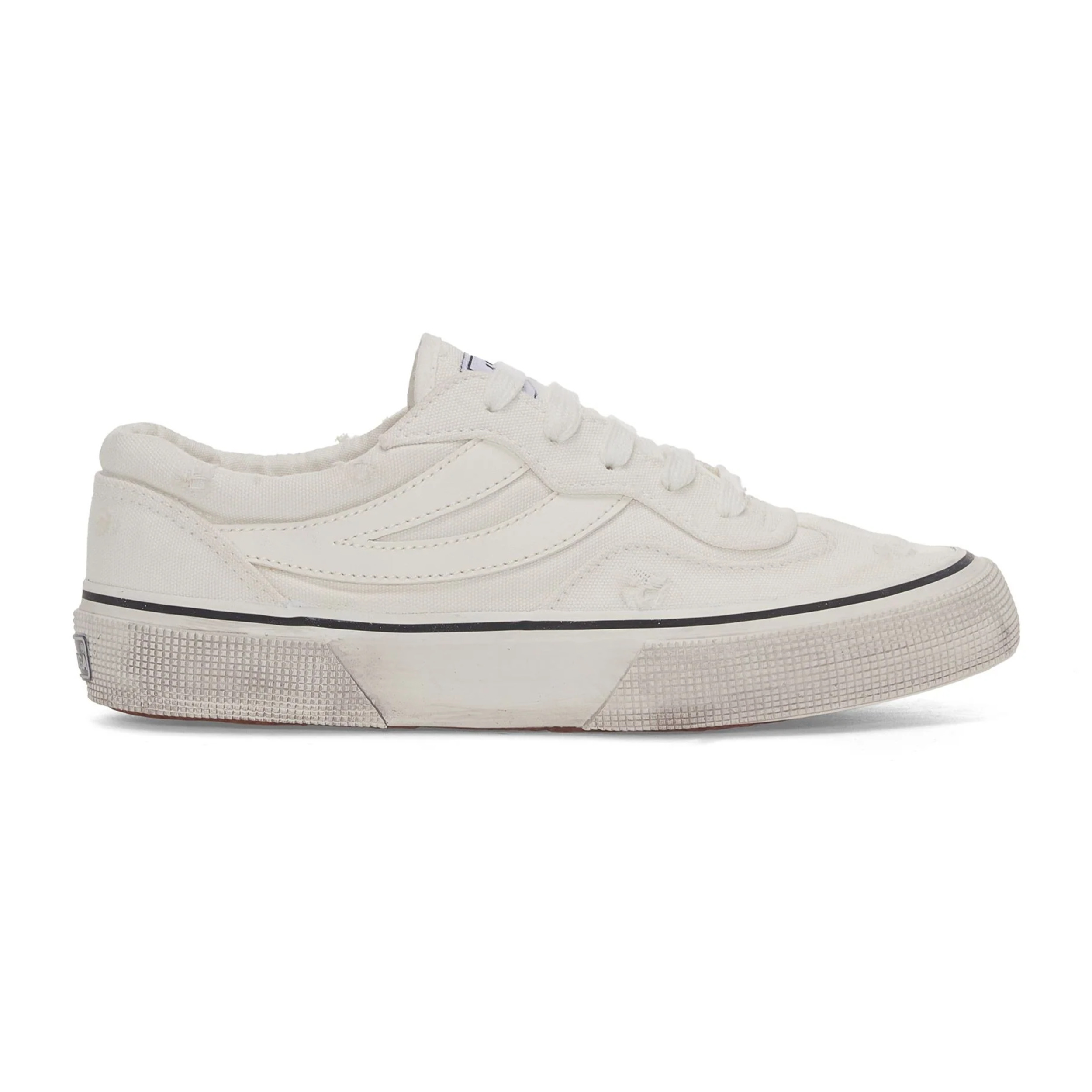 Sneakers Superga Uomo Donna Bianco 2941 REVOLLEY STONE WASHED