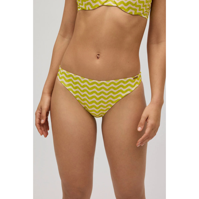 Slip bikini color lime