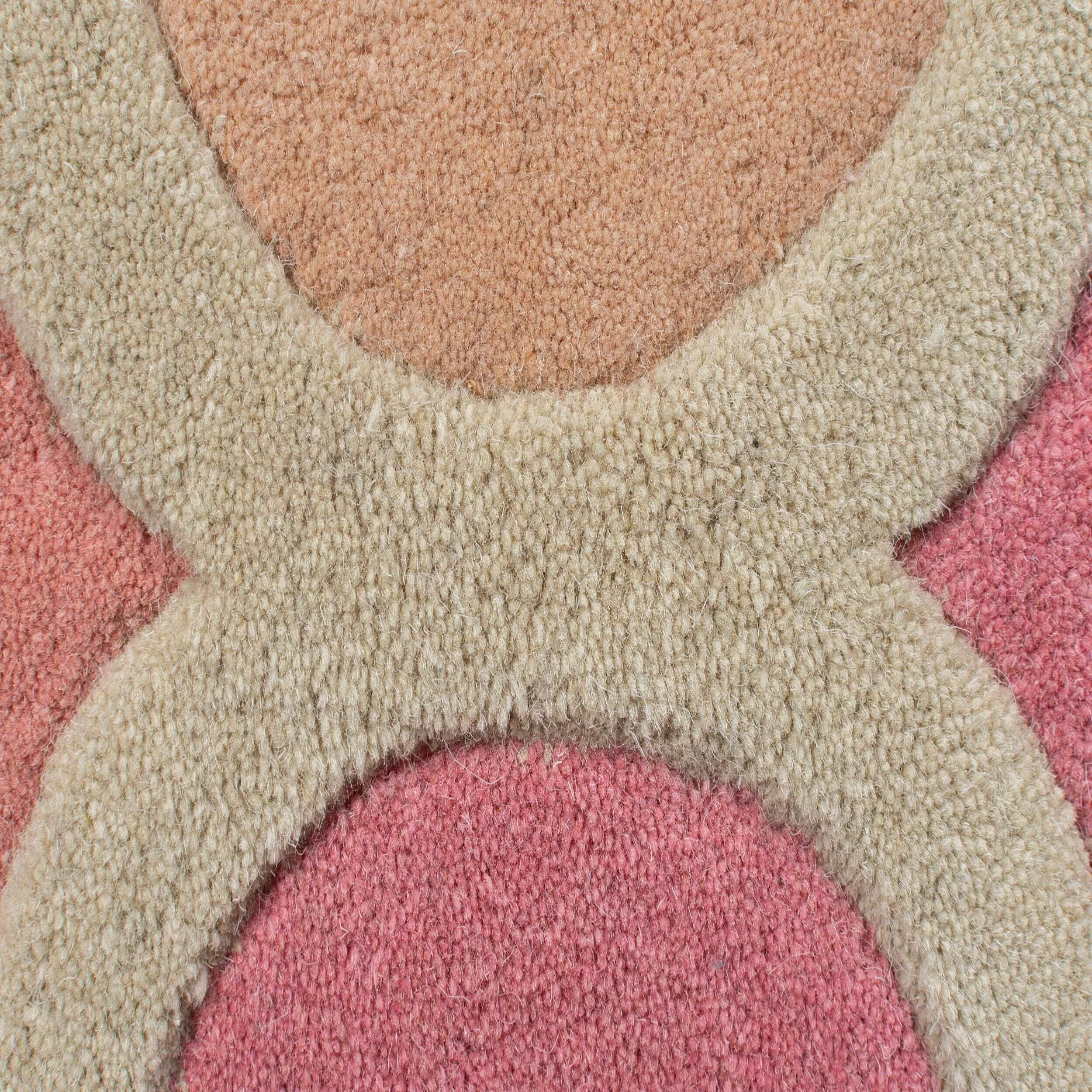 Tapis rond ROSELLA