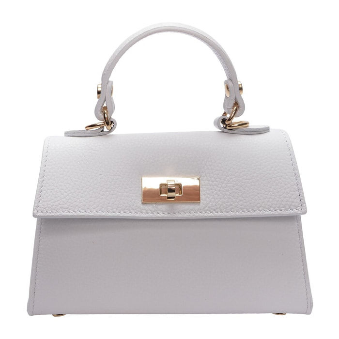 Borsa a mano Anna Luchini Bianco