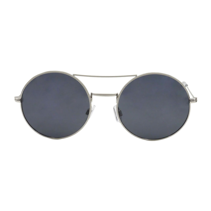 Gafas de sol LENOIR CERCLE - Plata brillante / Ahumada