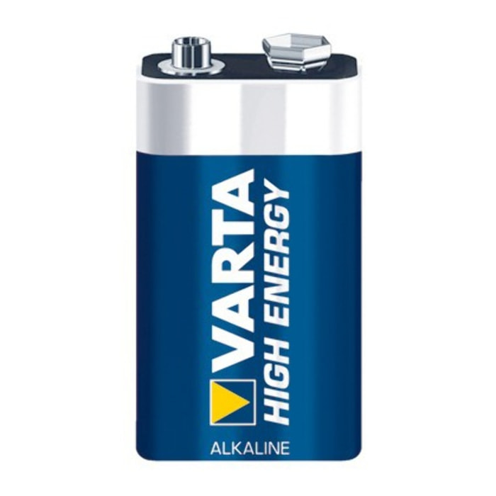 Pile alcaline 9V 6LR61 Longlife VARTA - 4922121411