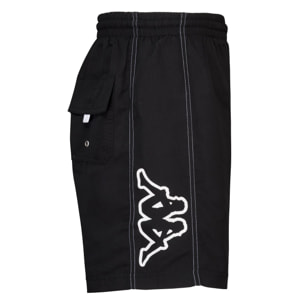 Kappa - Costumi da Bagno Uomo Nero - Logo Wogoz