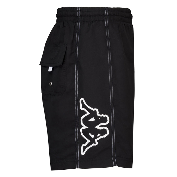 Kappa - Costumi da Bagno Uomo Nero - Logo Wogoz