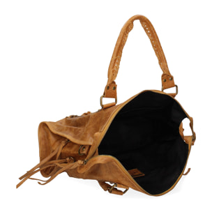 Borsa a spalla da donna - Modello Elara - Vera pelle - 41.0 x 28.0 x 13.0 cm