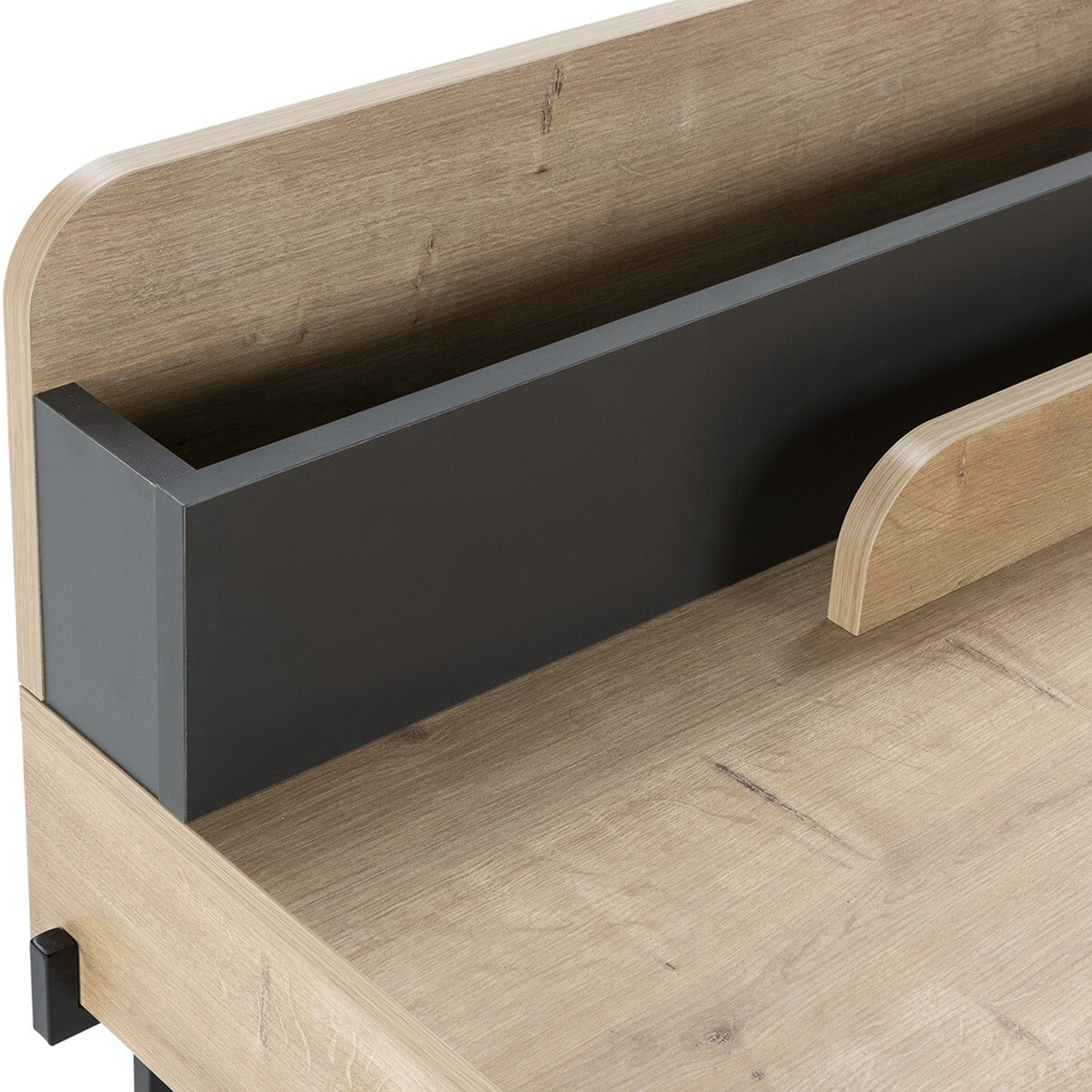 Bureau 1 tiroir effet chêne - ROSALY