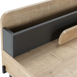 Bureau 1 tiroir effet chêne - ROSALY