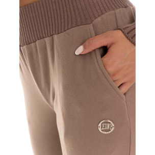 Pantalone invernale da donna con inserti in maglia Leone 1947 Warm Touch