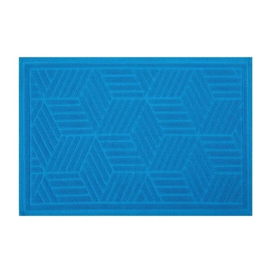 Tapis de bain Coton CUBO 50x80cm Bleu Spirella