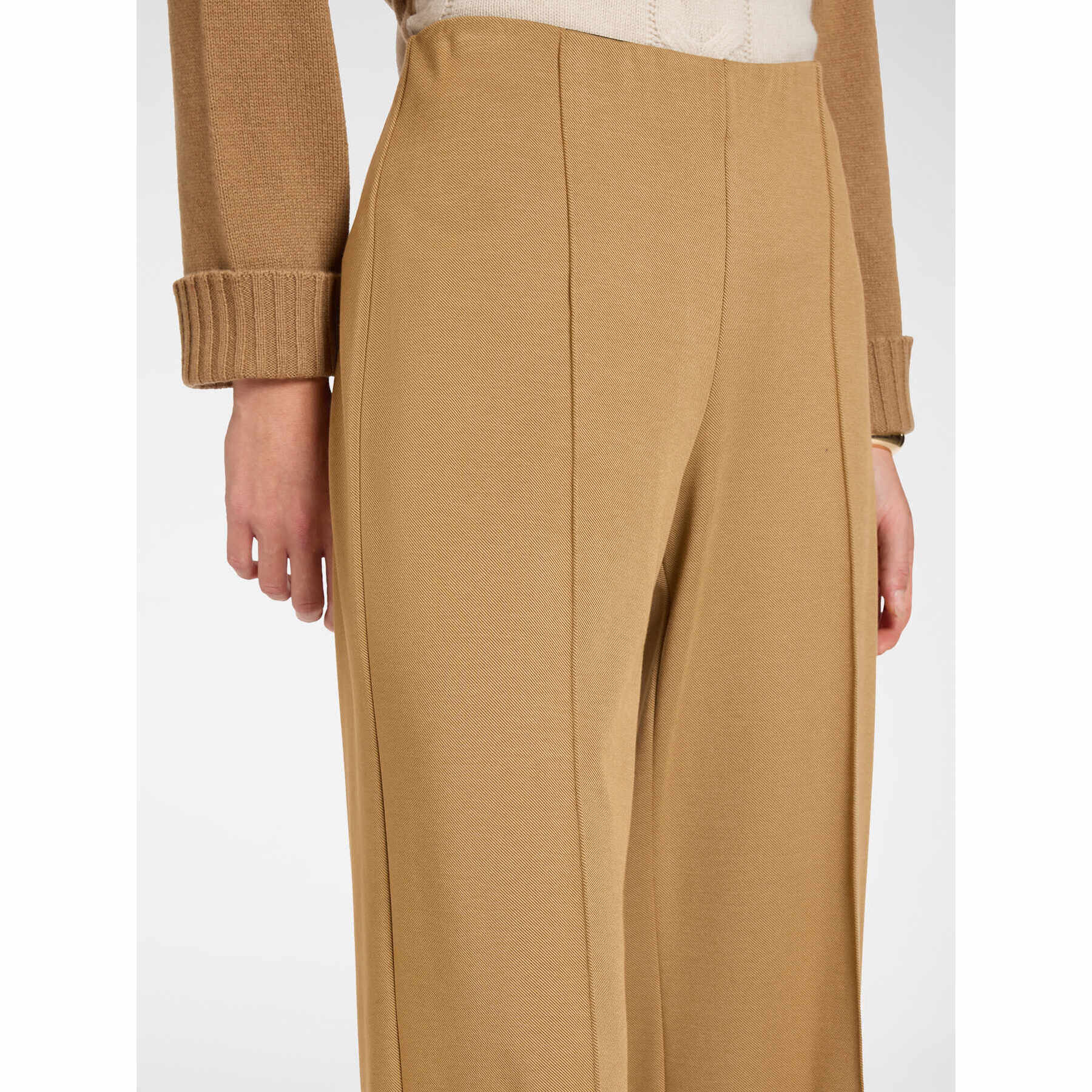 Elena Mirò - Pantalones de punto mezcla de viscosa - Beige