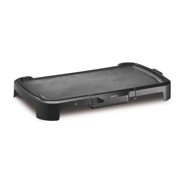 Plancha électrique SIMEO PLA125 noir à poser, 50x26 cm