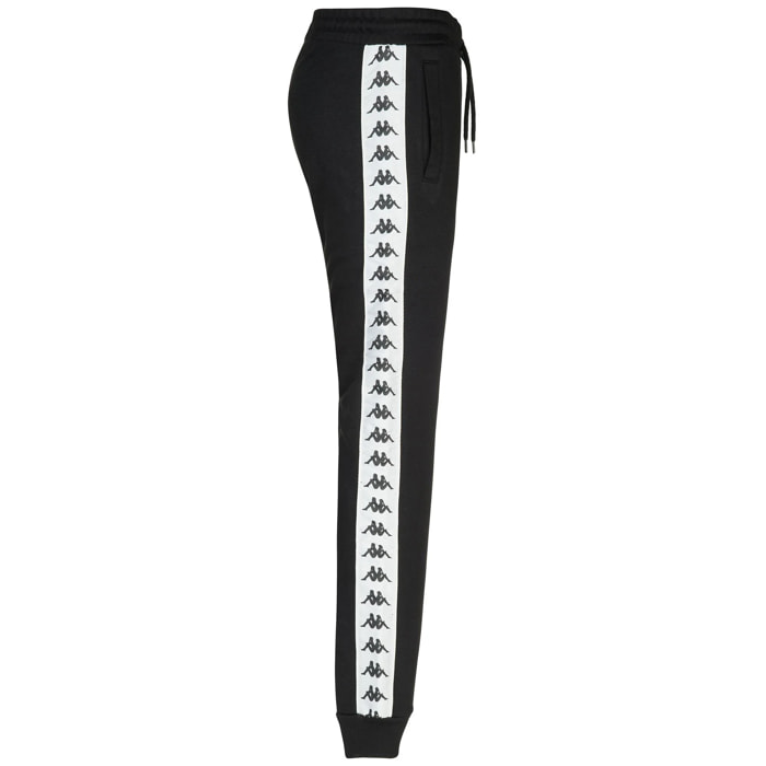 Kappa - Pantaloni Donna Nero - 222 BANDA BARNU