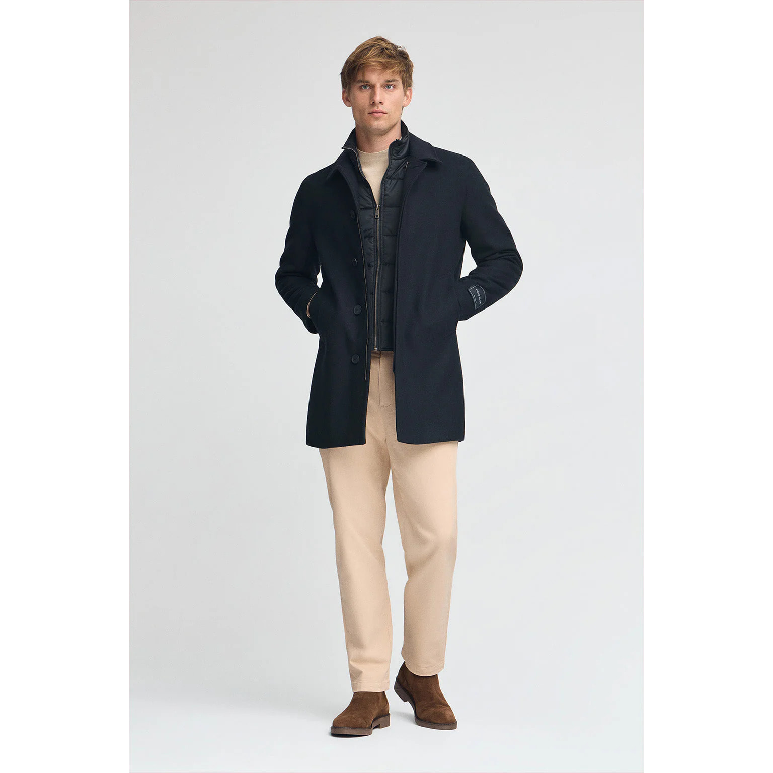 Giubbotto Jefrey blu marino con logo Polo Club