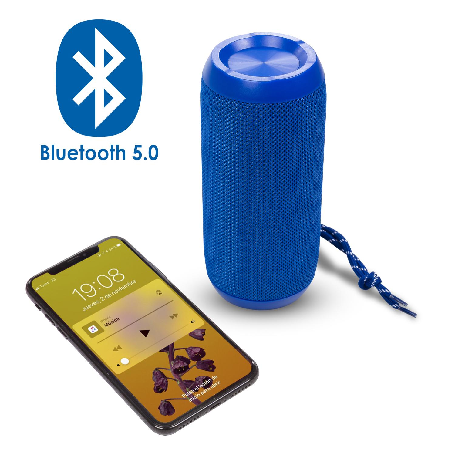 A117 Altoparlante Bluetooth portatile. Lettore USB, micro SD, radio FM e vivavoce. Ingresso ausiliario jack da 3,5 mm.