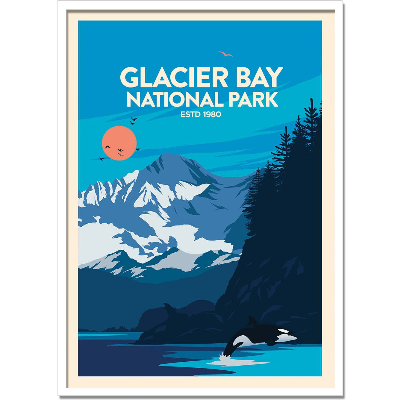 Affiche - Glacier Bay National Park - Studio Inception