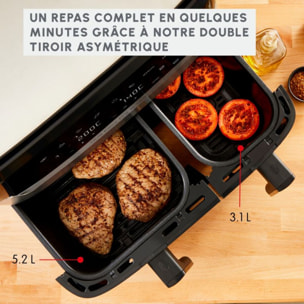 Friteuse sans huile MOULINEX Easy Fry and Grill Dual Inox EZ905D20