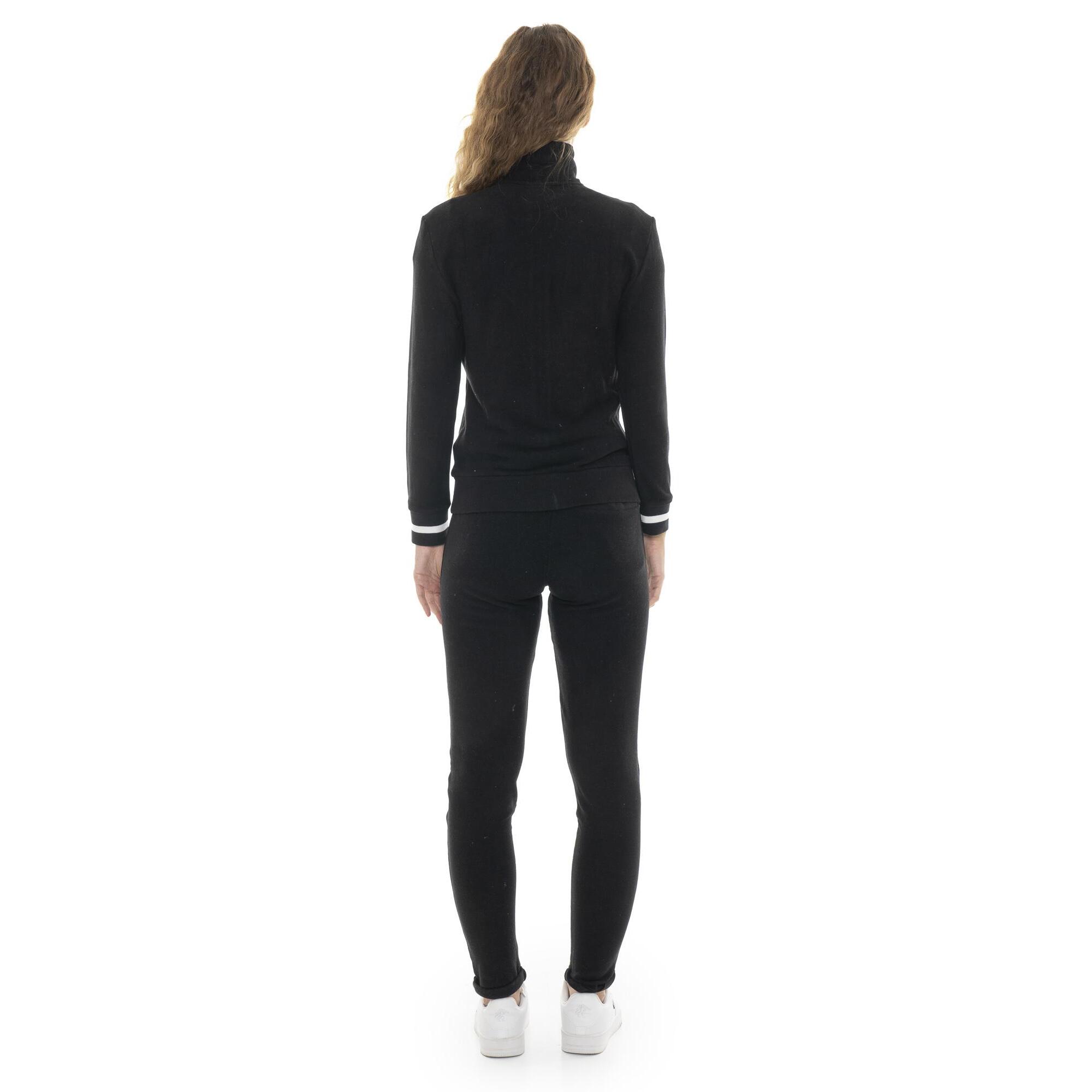 Chándal de invierno de mujer "Relaxed" con cuello y cremallera