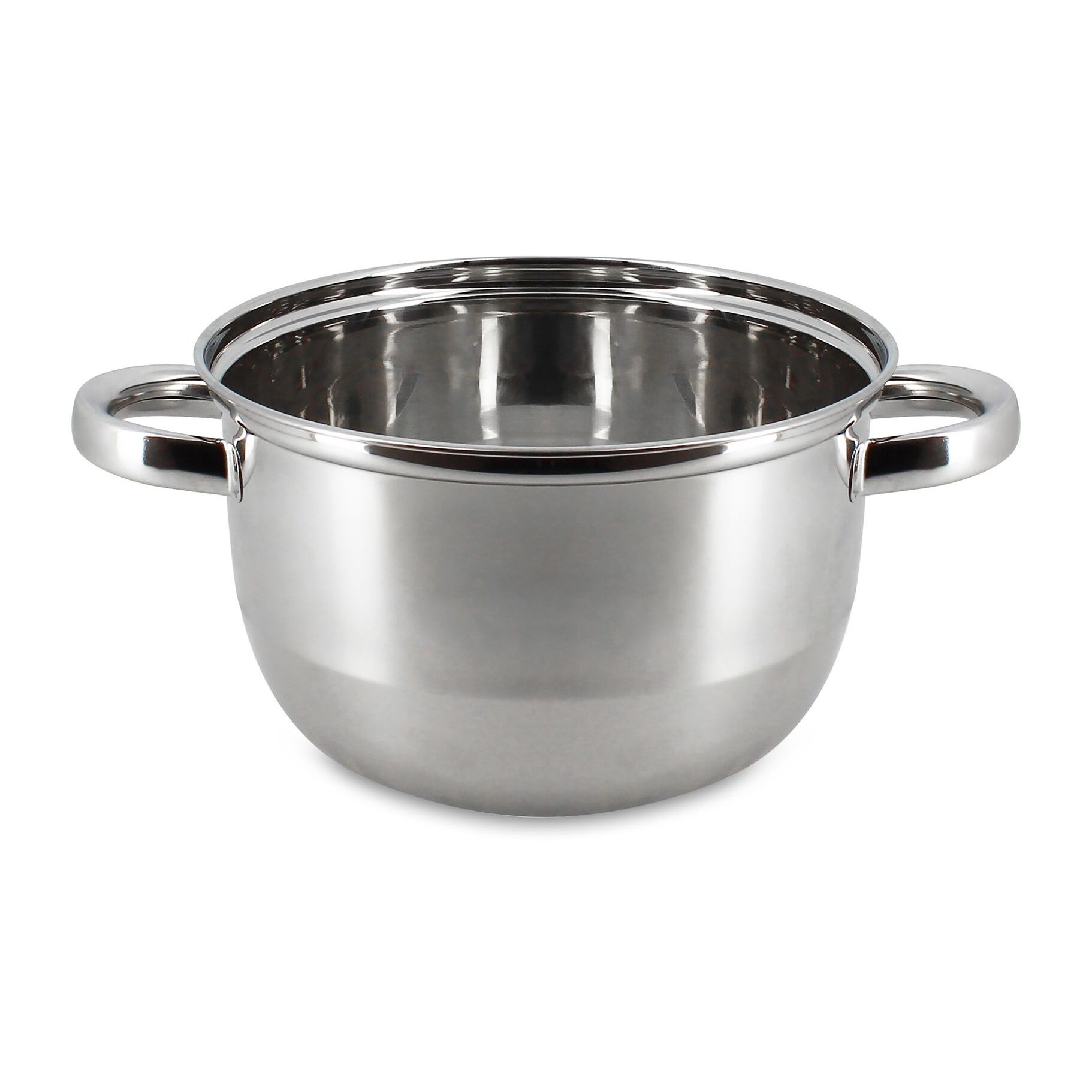 Marmite à moules 2.7l en acier inoxydable 18cm