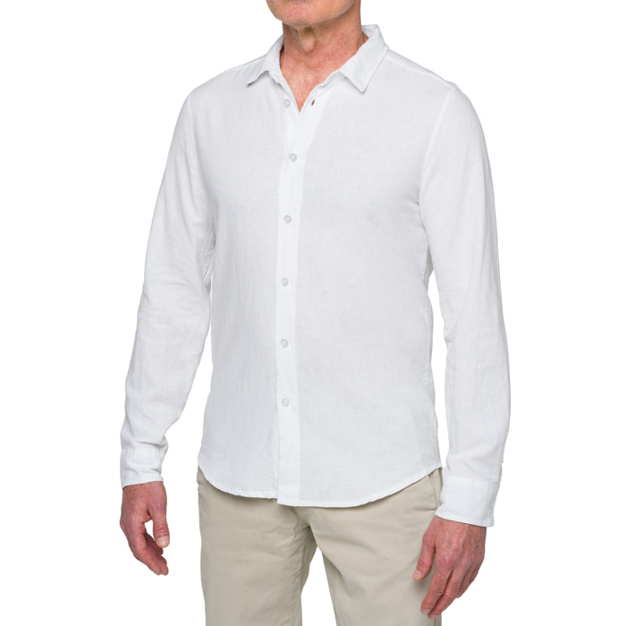 Camisa de lino Hot Buttered Saunders Blanco