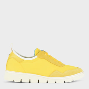 SLIP ON HOMBRE P05 DE MESH Y ANTE AMARILLO