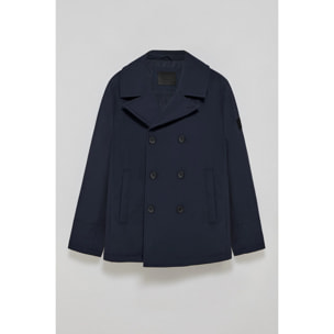 Abrigo lobo de mar azul marino Manhattan con detalle Polo Club