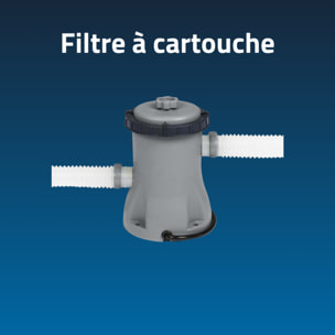 Bestway Piscine autoportante Ronde Fast Set 366 x 76 cm - Filtration incluse