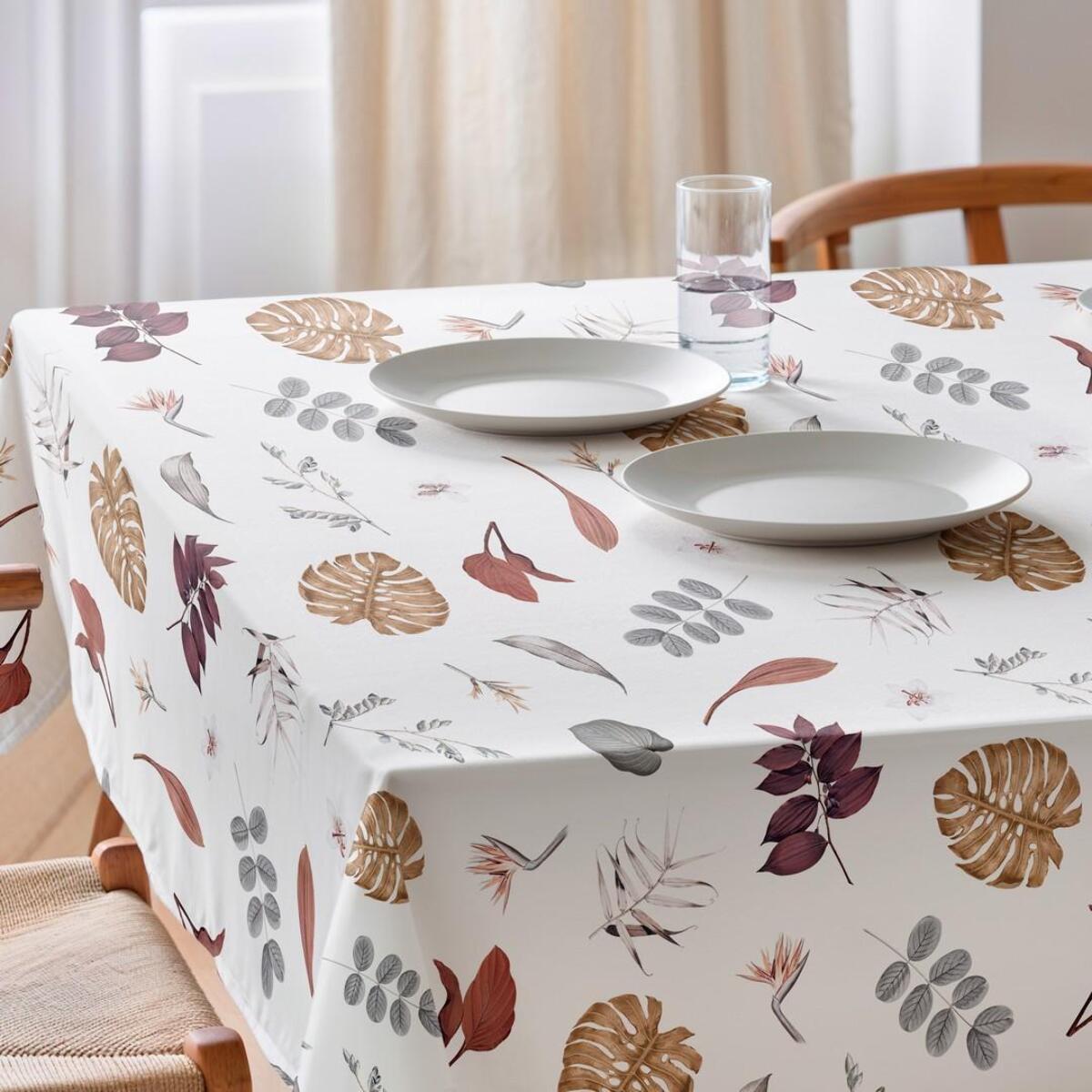 Nappe imprimée anti-tâches BORA MULTICOLORE