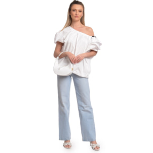 Borsa a mano Anna Luchini Bianco