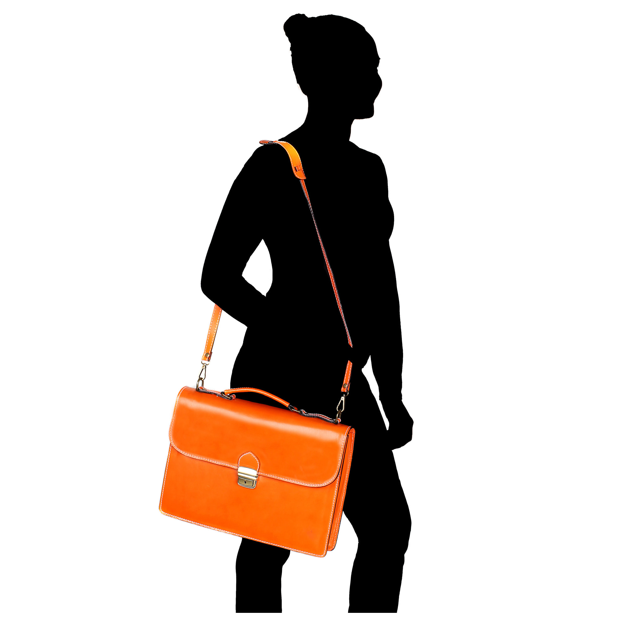 Chicca Borse Portadocumenti Arancione