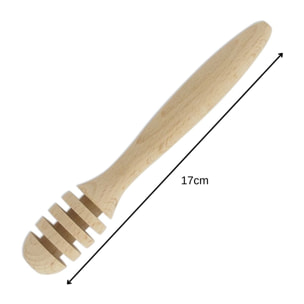 Ensemble de 2 Cuillères à miel en bois Fackelmann Wood Edition