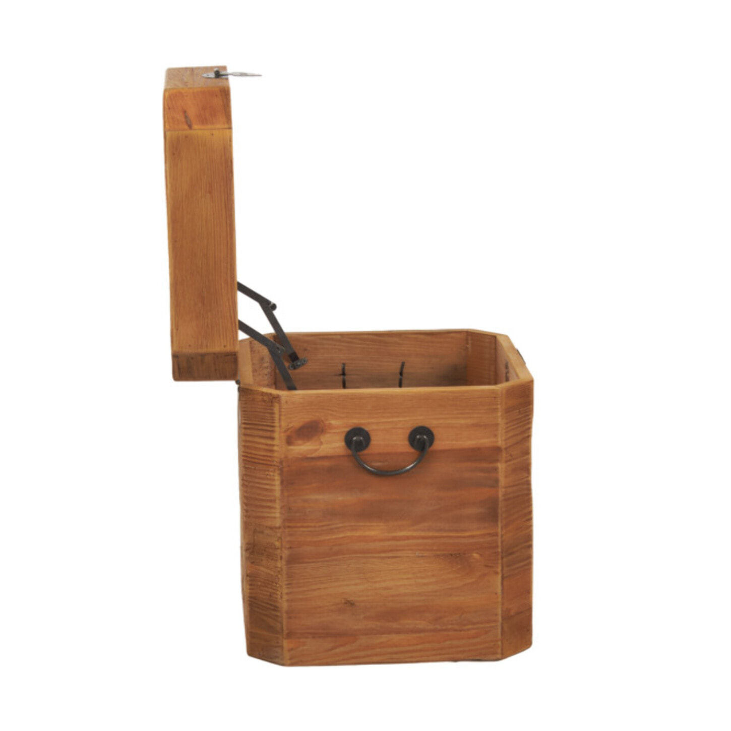 Coffre H39 cm de rangement en bois massif de pin recyclé - ORIGIN
