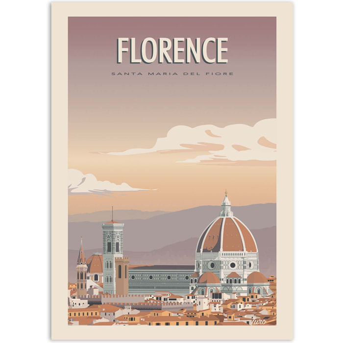 Affiche - Florence - Turo