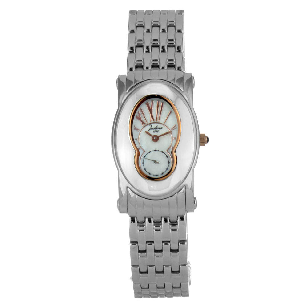 Reloj Justina 21816 Mujer Analogico Cuarzo con Correa de Acero