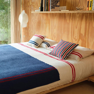 Juego de 4pzs color crudo (funda nórdica doble + sábana bajera + 2x funda) 100% algodón 180tc el ganso