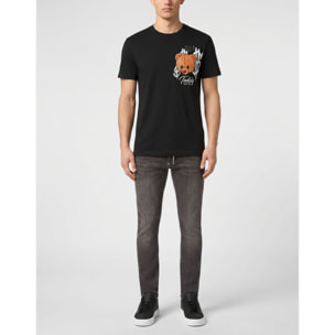 PHILIPP PLEIN Camiseta de cuello redondo y manga corta TEDDY