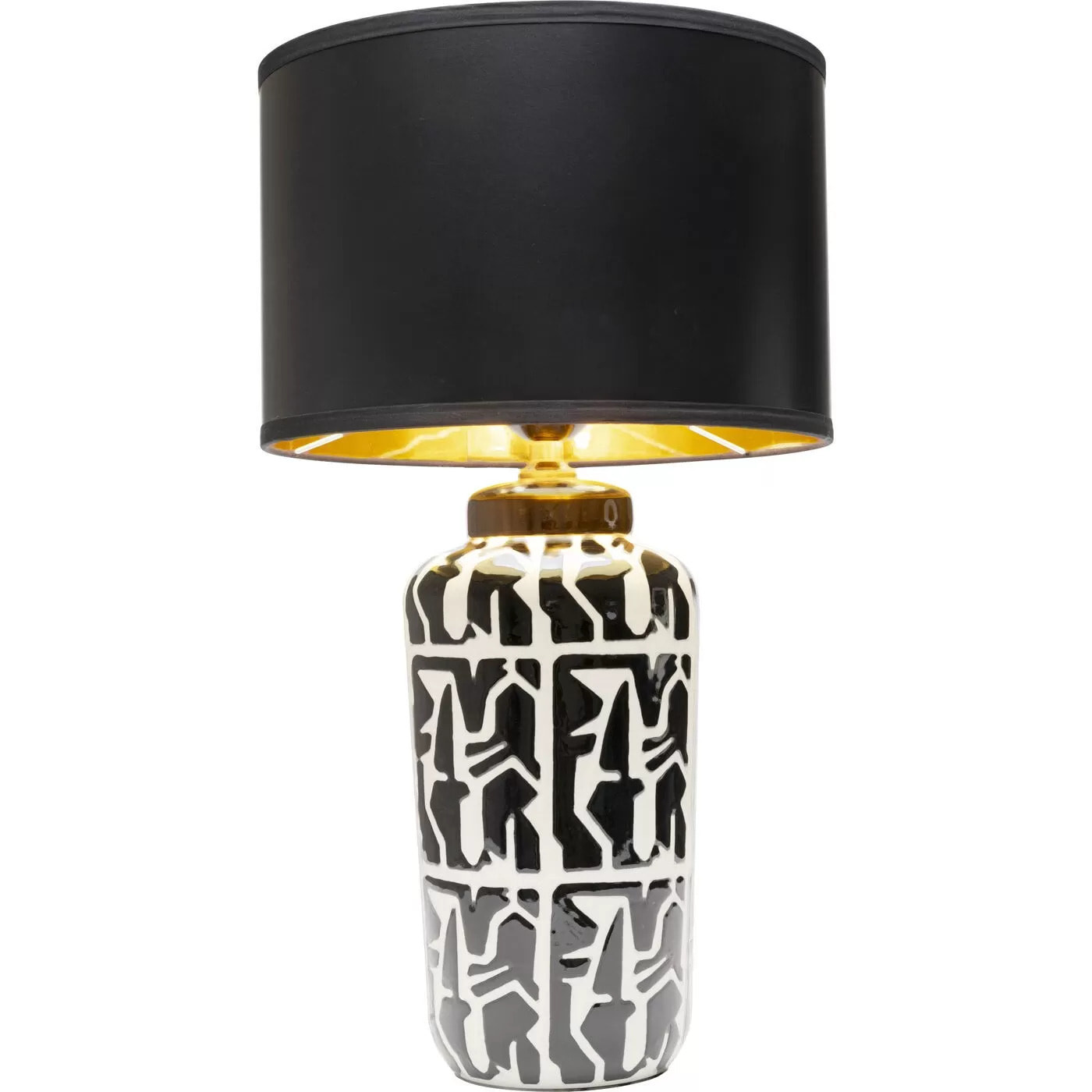 Lampe Artistico noire et blanche Kare Design